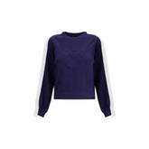 Blue Viscose Sweatshirt